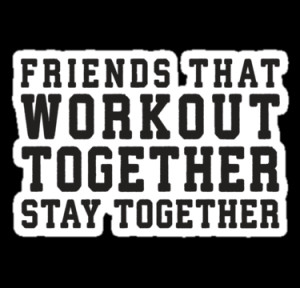... Stay Together | Best Friends Womens Workout Fitness Shirts by ABFTs