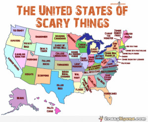 United States Of Scary Things Funny Pictures Quotes Photos Pics ...