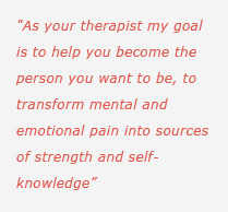 As your therapist my goal is to help you become the person you want to ...