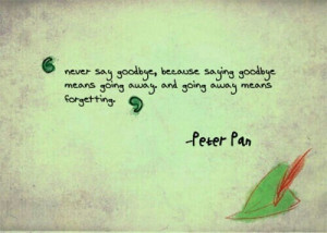 My favorite Peter Pan quote of all time