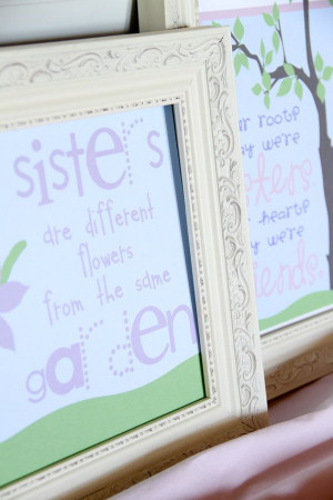 SISTER Art QUOTES - Sisters & Friends - Two pack Print - 8x10