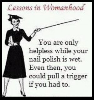 even then you could pull a trigger if you had to. Nail Polish ...
