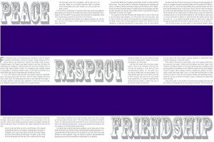 ... Between American Indian Nations and European Settlers: Two Row Wampum