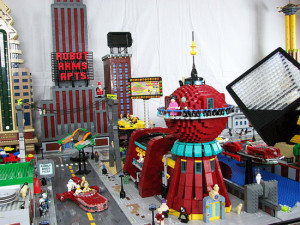 ... used legos when building little figures of famous movie characters