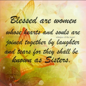 Blessed are women...