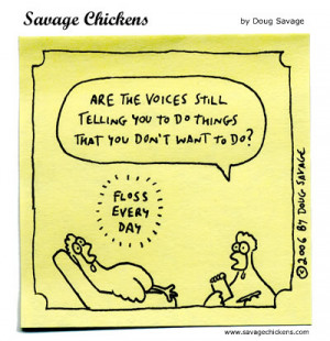 For more psychoanalysis, see Chicken Therapy .