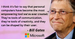 ... meaningfully about one without the talking about the other bill gates