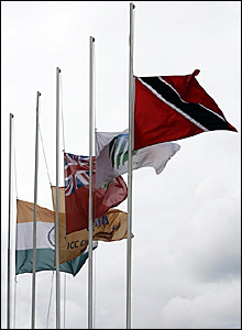 Bermuda v India: Flags at the Queens Park Oval Cricket Ground fly at ...