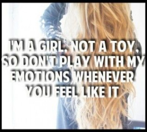 Im A Girl Not A Toy