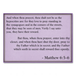 Public prayer fact cards business card template