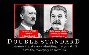 ... double standard image - Atheists, Agnostics, and Anti-theists of ModDB