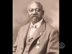 William Carney With His Medal