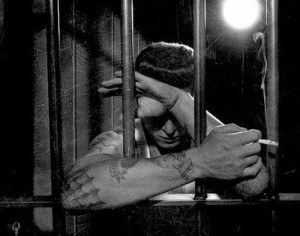 Mike Ness Jail Bars Picture