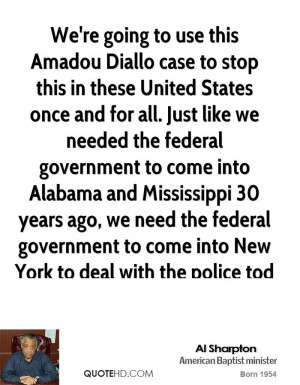 We're going to use this Amadou Diallo case to stop this in these ...
