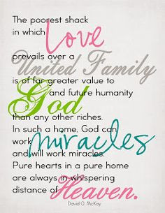 David O. McKay quote. More