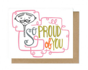 Graduation Card-Greeting Card-So Proud Of You-So Proud Of You