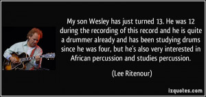 More Lee Ritenour Quotes