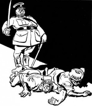 Cartoons 1900, East Asia, Captions Progress, Indian Civilian, Decs ...