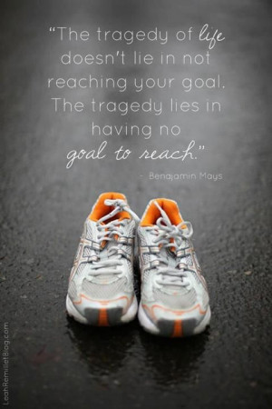 Benjamin E. Mays Quote on Goals