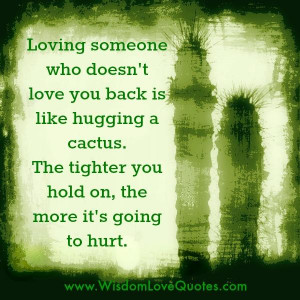 Loving someone who doesn’t love you back
