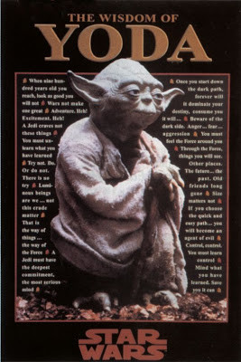 Yoda Quotes Poster