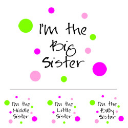 middle or big sister option choose baby little middle or big sister ...