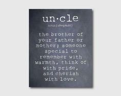from etsy wall art an uncle is a person uncle quote inspiration ...