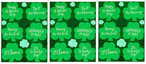Sheets-St-Patricks-Day-St-Paddys-Day-SHAMROCK-with-Quotes-Hallmark ...
