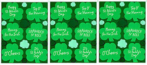 Sheets-St-Patricks-Day-St-Paddys-Day-SHAMROCK-with-Quotes-Hallmark ...