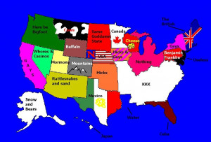 Redneck USA Map