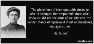 More Ida Tarbell Quotes