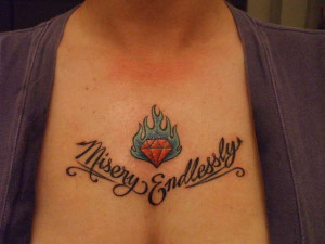 Small Chest piece tattoo