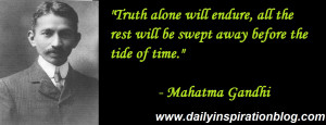 20 Inspirational quotes by Mahatma Gandhi