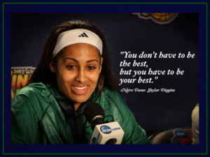 Skylar Diggins Dotre Dame Basketball Quote Mini Poster Wall Art Print ...