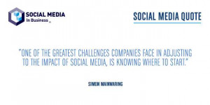 SOCIAL MEDIA QUOTE – Simon Mainwaring