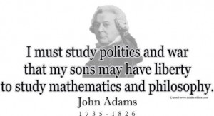 ThinkerShirts.com presents John Adams and his famous quote 