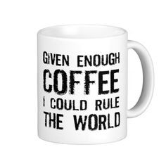 Funny coffee saying mugs