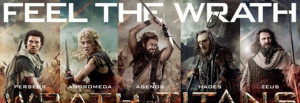 The cast of wrath of the titans poster