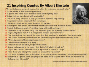 21 Inspiring Quotes By Albert Einstein