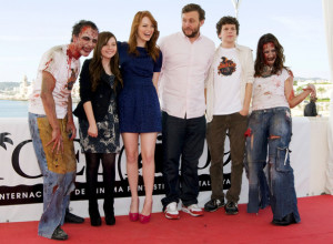 Hair Emma Stone Zombieland Outfit Premiere Photocall