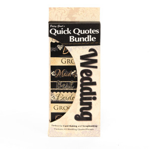 ... of Quotes and Phrases - Cardstock and Vellum Quote Strips - Wedding