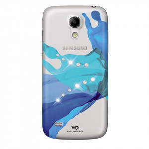White Diamonds Handy Cover Liquids f r Samsung Galaxy S 4 mini Blau