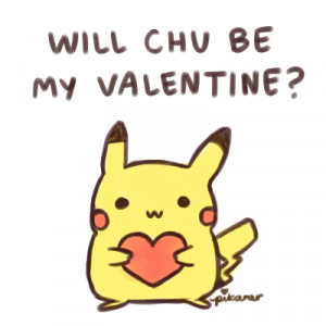 don’t think I’ve ever made a Pikachu for Valentine’s ;3; here ...