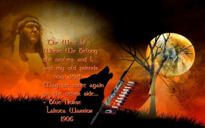 Blue Horse~Lakota Warrior 1906