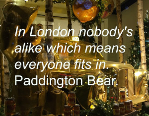 Paddington Bear, Selfridges, London. Copyright Gretta Schifano