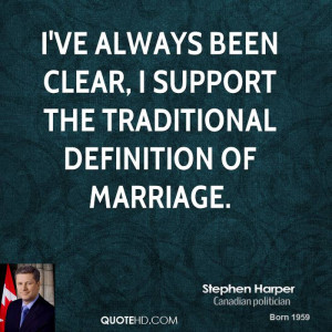 Stephen Harper Marriage Quotes