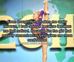 Cheer Flyer Quotes Cheerleading confessions