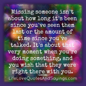 Missing Someone ..