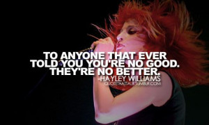 Another Hayley Williams quote