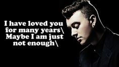 sam smith quote i m not the only one more quotes in music note sam ...